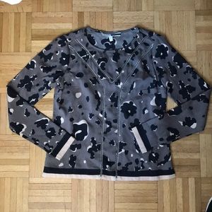 Tracy Reese Crepe Print Top XS